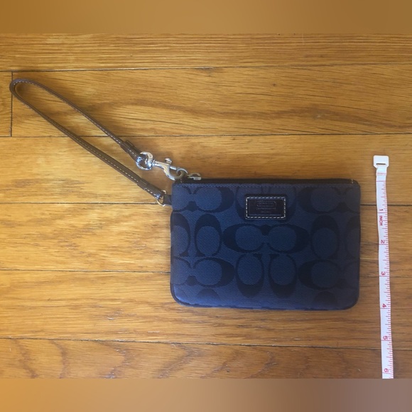Coach Navy Canvas Wrislet - Picture 3 of 5